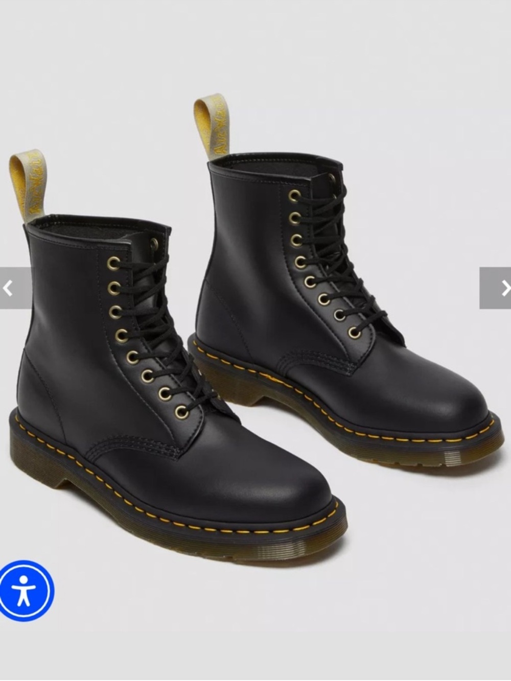 Dr. Martens Vegan 1460 Felix 8 Eye Lace Up Combat Boot Women’s Size 7 EUC - Picture 4 of 12